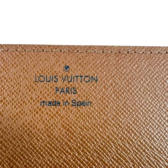LOUIS VUITTON M62920 Enveloppe Cartes Visite Brown Monogram Made in Spain - Picture 11 of 13